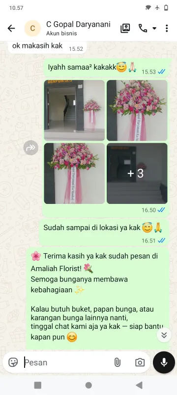 Pengiriman Karangan Bunga Pasekan